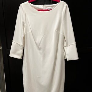 Calvin Klein Timeless  3/4 Sleeve Sheath Dress